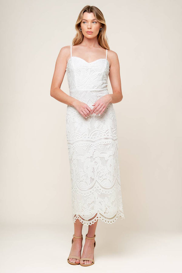 the-josephine-off-white-woven-midi-dress Flying Tomato-Sophia's StyleDRESSES-1